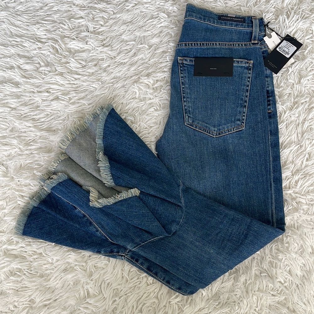 Citizens of Humanity Drew Flounce High Rise Jeans Size 26